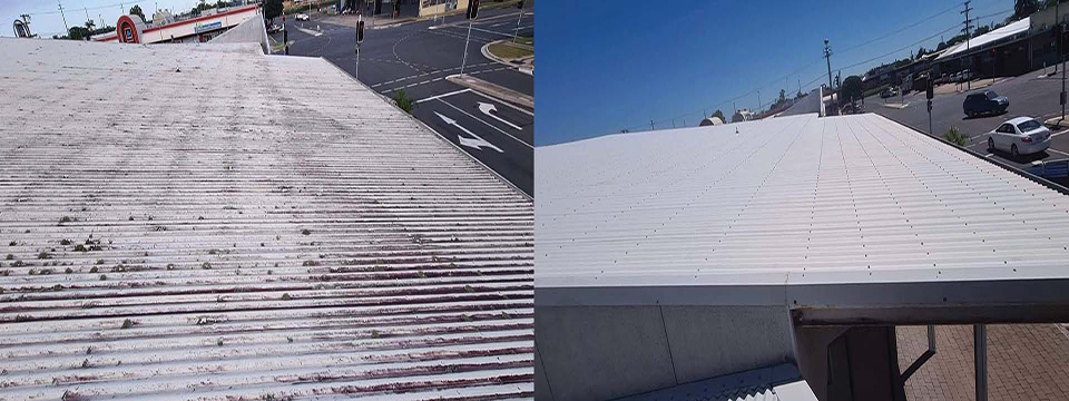 Business' Corrogated Roof